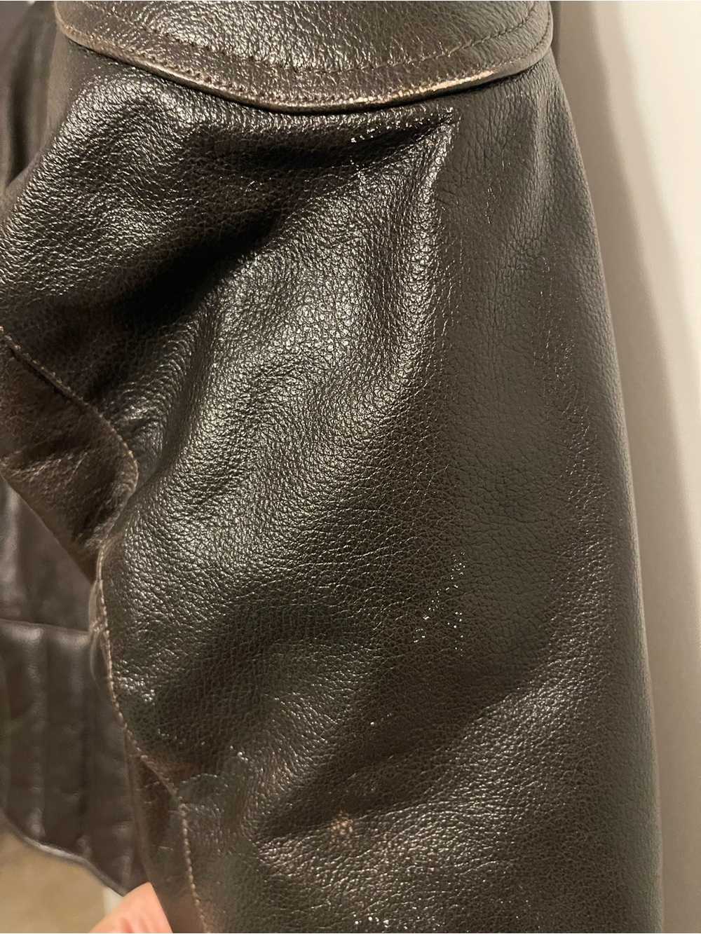 Men's Brown Leather Performance Riding Jacket - Picture 13 of 16